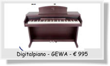 Digitalpiano - GEWA - € 995